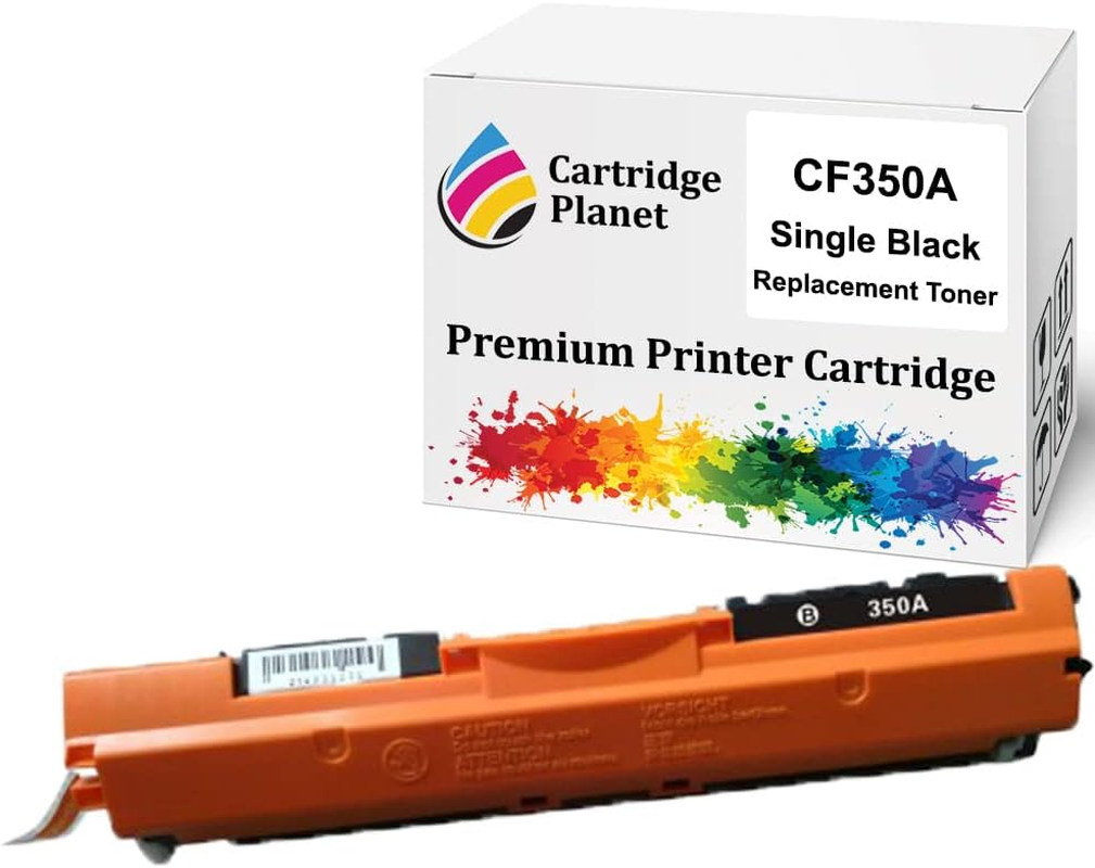 Cartridge Planet Black Compatible Toner Cartridge for HP 130A CF350A (1,300 Pages) for HP Color Laserjet Pro MFP M153 M176N M177Fw