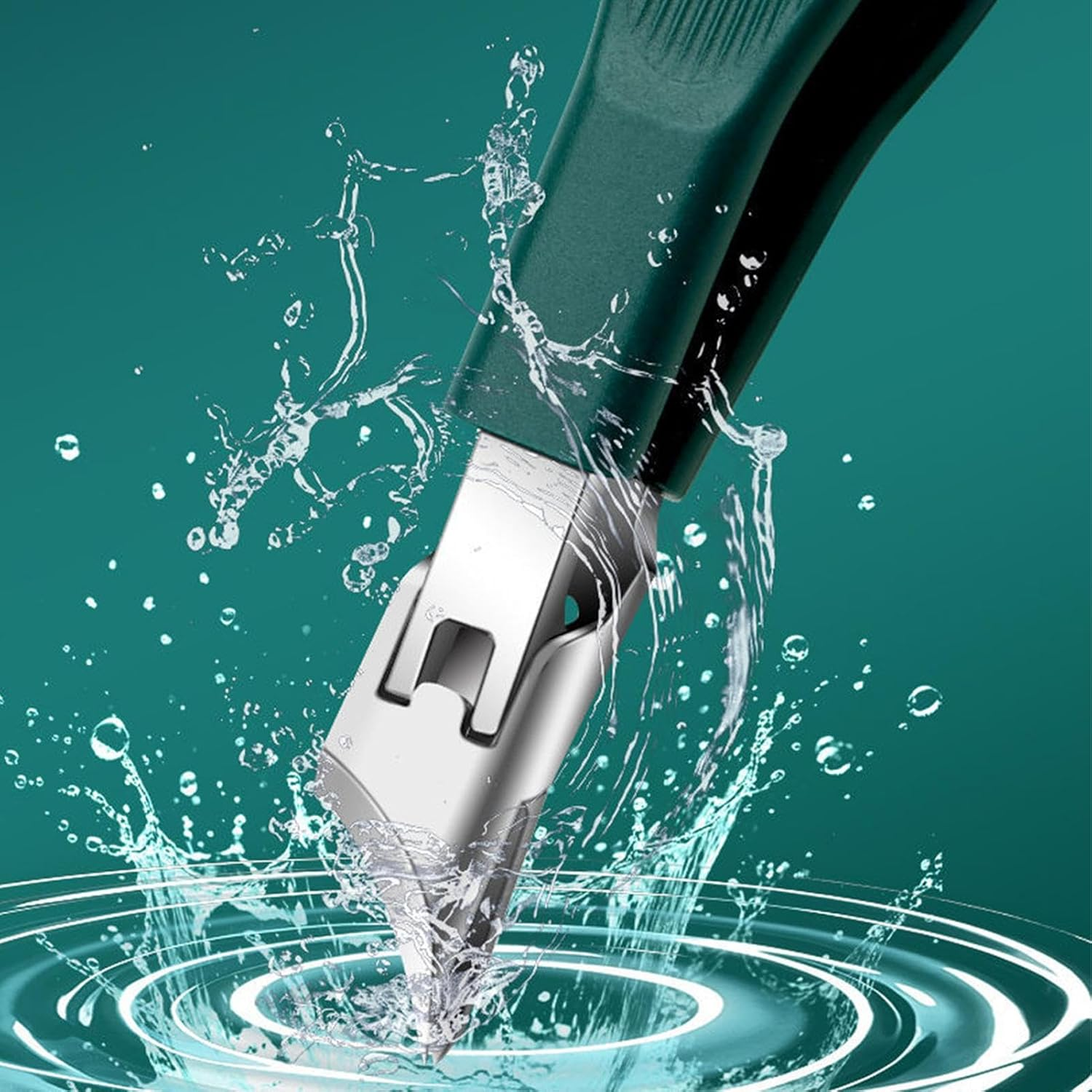 Nail Clippers - Thick Toenails Trimmer,Heavy-Duty Ergonomic Splash-Proof Nail Clippers for Salon, Travel, Home, Men Toddler Women image number 5