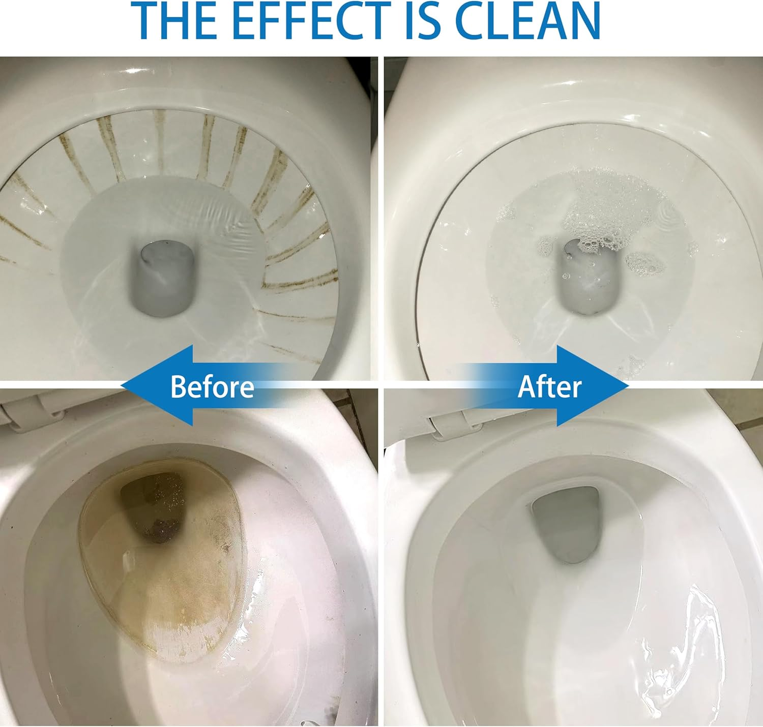 （2Pack） UNOD White Cleaning Pumice Stone with Handle，Toilet Bowl Cleaner，Removing Hard Water Stain Ring。Clean up the Stains on Tiles, Bathrooms & Pools. (4, W) image number 5