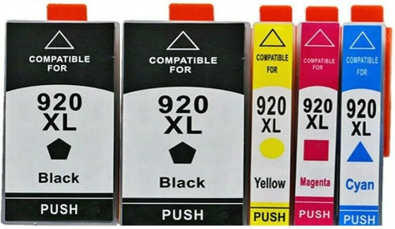 Compatible TAVICE Compatible 5 X 920XL 920 XL Ink Cartridge Compatible for HP Officejet 6500 7000 6500A 7500A image number 3
