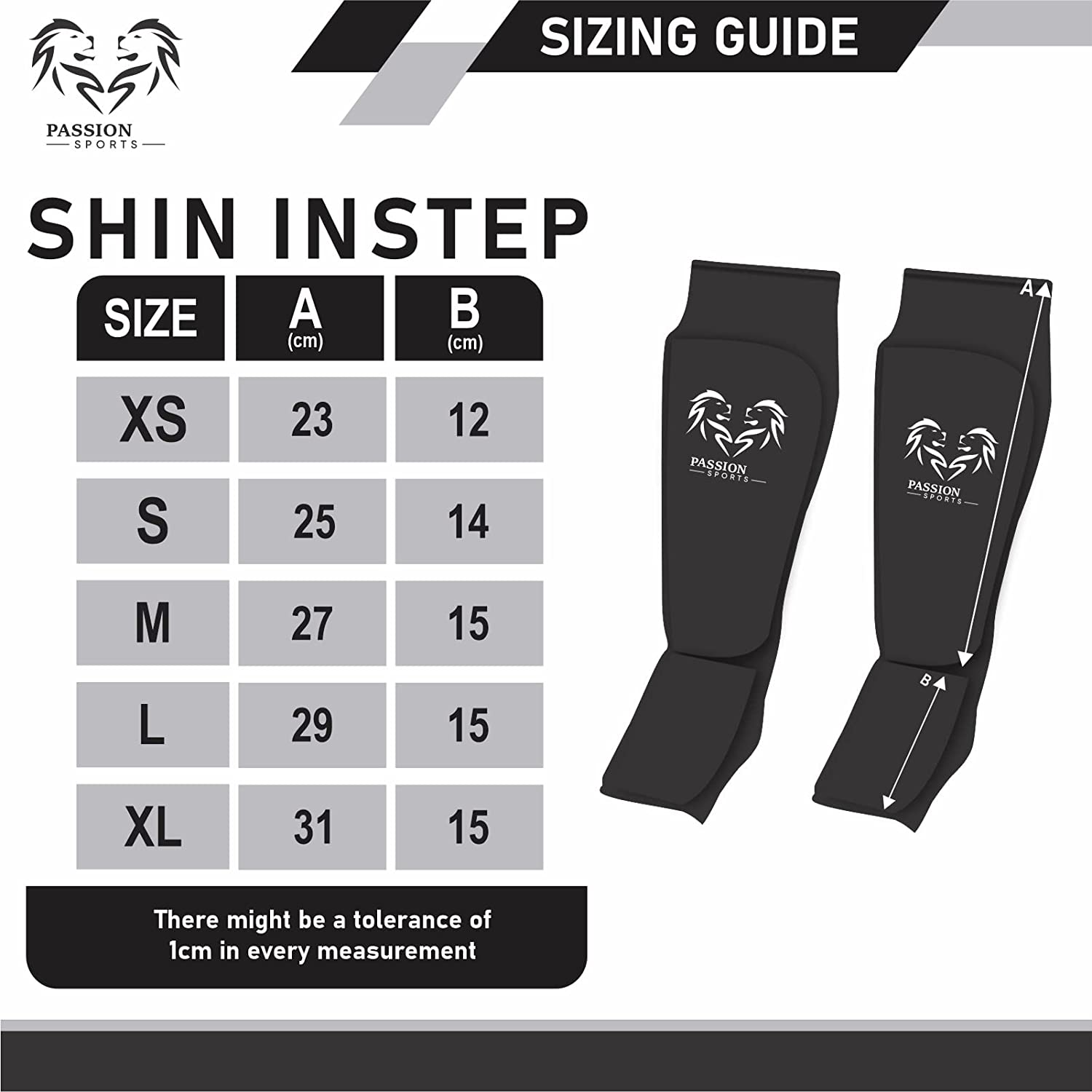 MMA Shin Instep Thick Padded Guard - Shin Instep Guard (Pair) Elasticated-Cotton Ideal for Martial Arts, Boxing, Taekwondo and Karate image number 5
