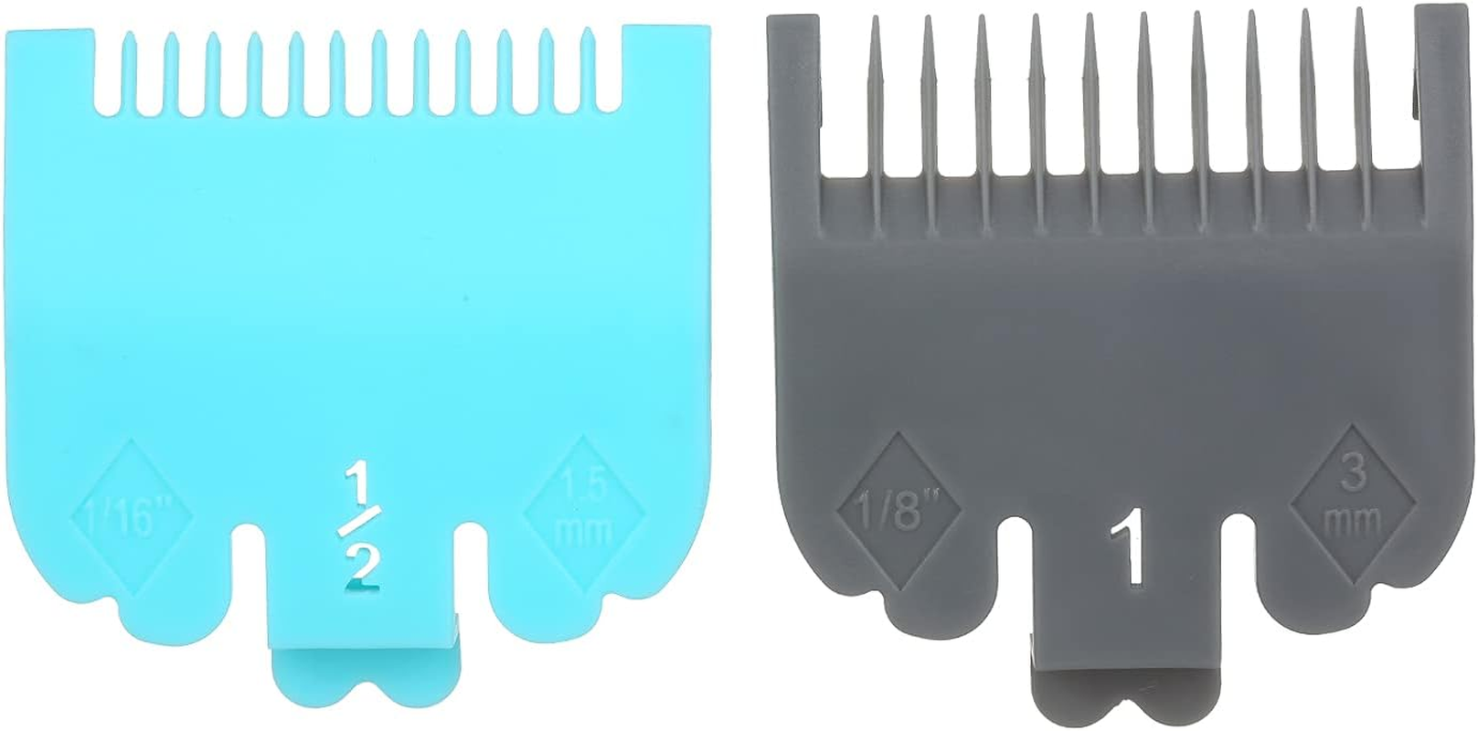 2PCS Hair Clipper Guide Comb Set for Wahl Hair Clippers Limit Combs image number 2