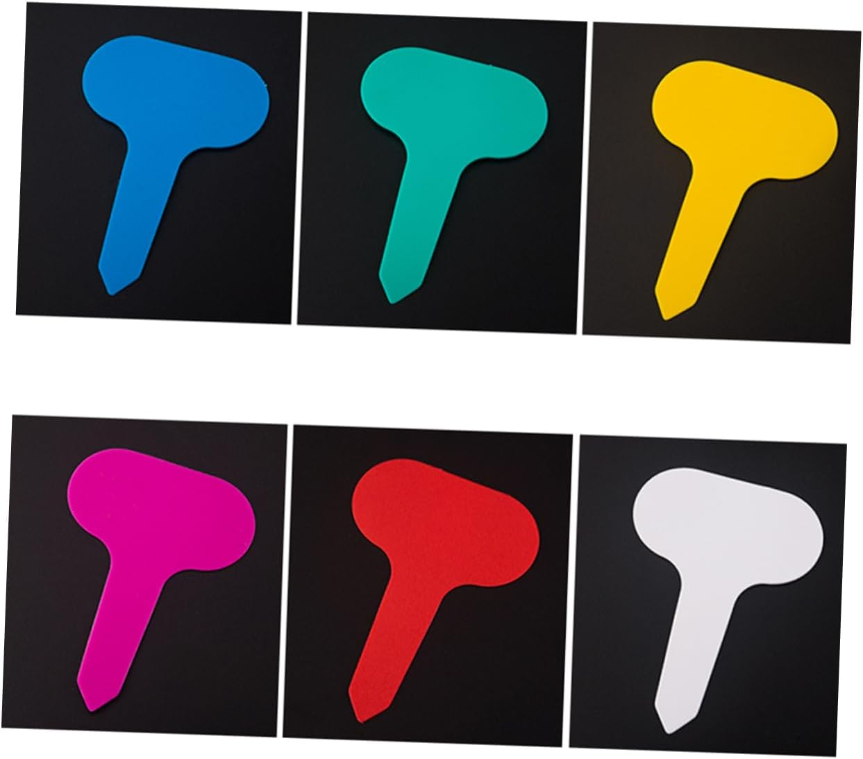 Yardwe 200Pcs Plant Label Sticks Plastic Gardening Inserted Card Plant Marker Flower Label for Garden Decoration Outdoor Use image number 2