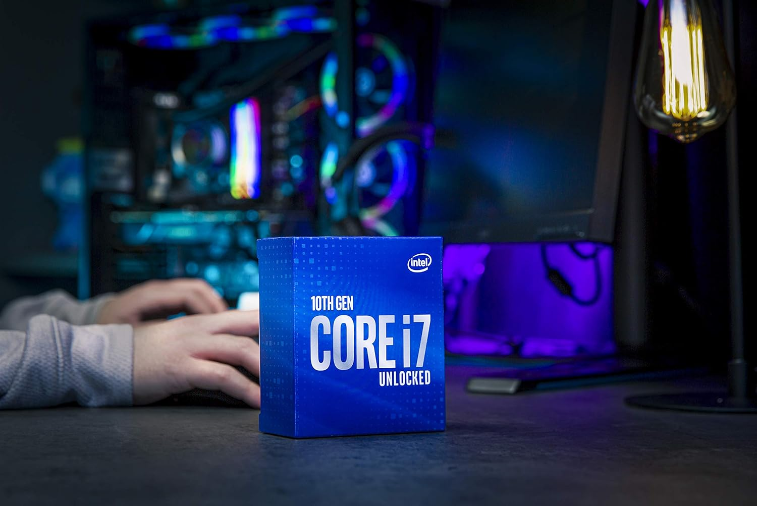 Intel Core I7-10700K CPU 3.8Ghz (5.1Ghz Turbo) LGA1200 10Th Gen 8-Cores 16-Threads 16MB 95W UHD Graphic 630 Retail Box 3Yrs Comet Lake image number 5