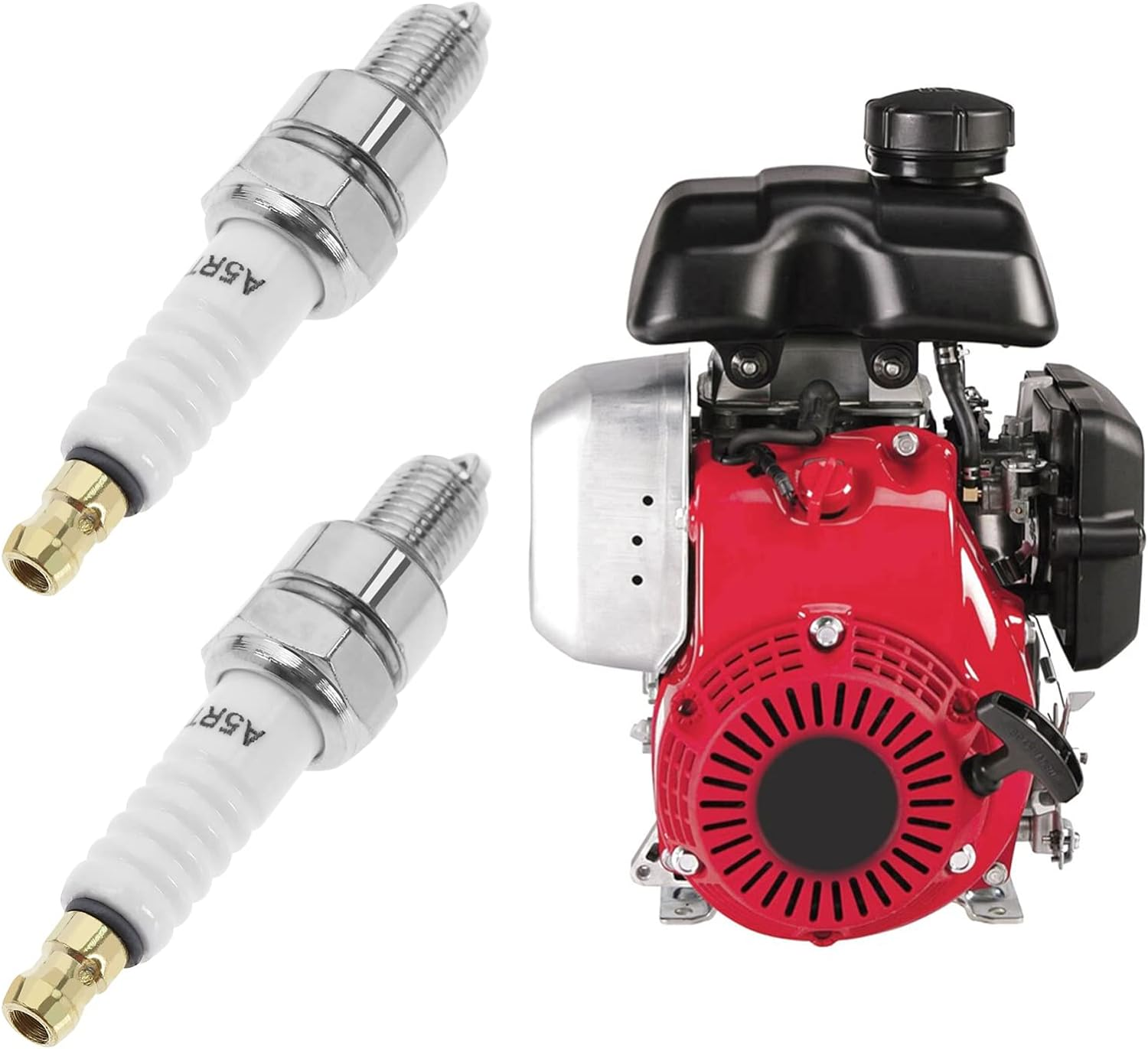 Ecsing 3PCS A5RTC Spark Plug for CR5HSB 98056-55777 Spark Plug PASST EU2000I EU2200 Series GENERATORSI 808/Z9Y/P-Z9HC U16FSR-UB GX31 GX100 GXH50 OEM image number 3