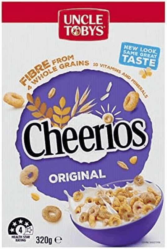 UNCLE TOBYS Breakfast Cereals Cheerios 12X320G image number 2