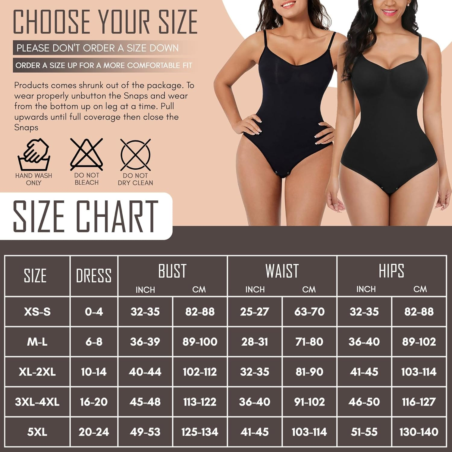 Seamless Bodyshaper Bodysuit for Women - Full Body Shapewear Body Sculpting Suits Sleeveless round Neck image number 5