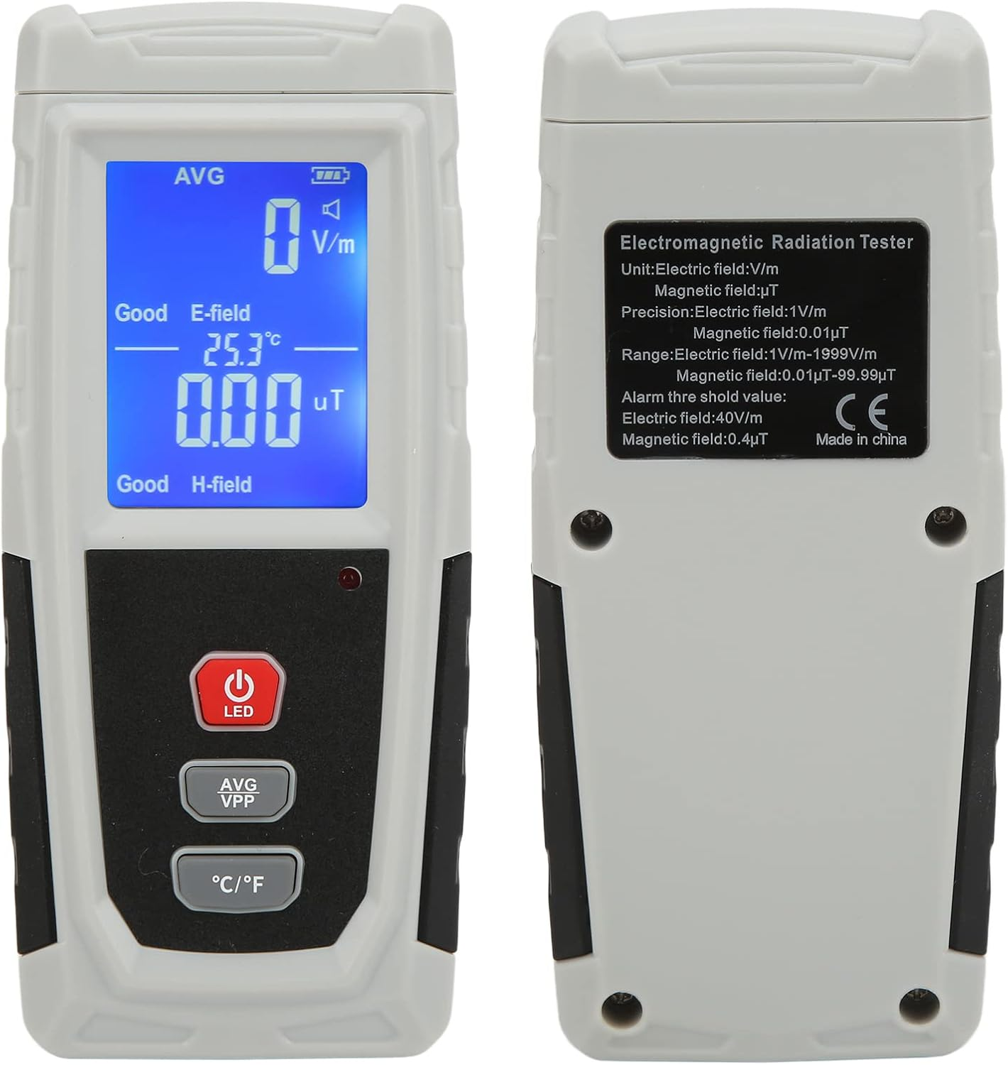 Geiger Counter, Professional Nuclear Radiation Detector, Electromagnetic Field Radiation Detector with LCD Display, Nuclear Radiation Contamination Detector and Monitor, X-Ray Tester image number 5