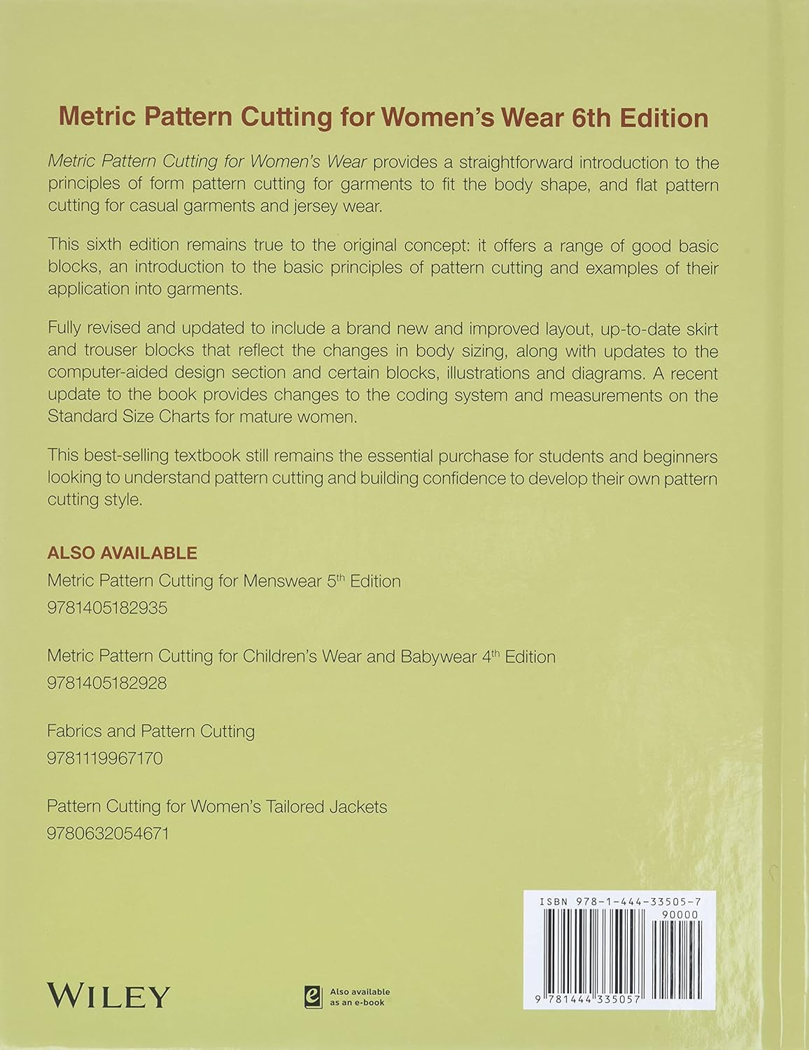 Metric Pattern Cutting for Women'S Wear image number 2