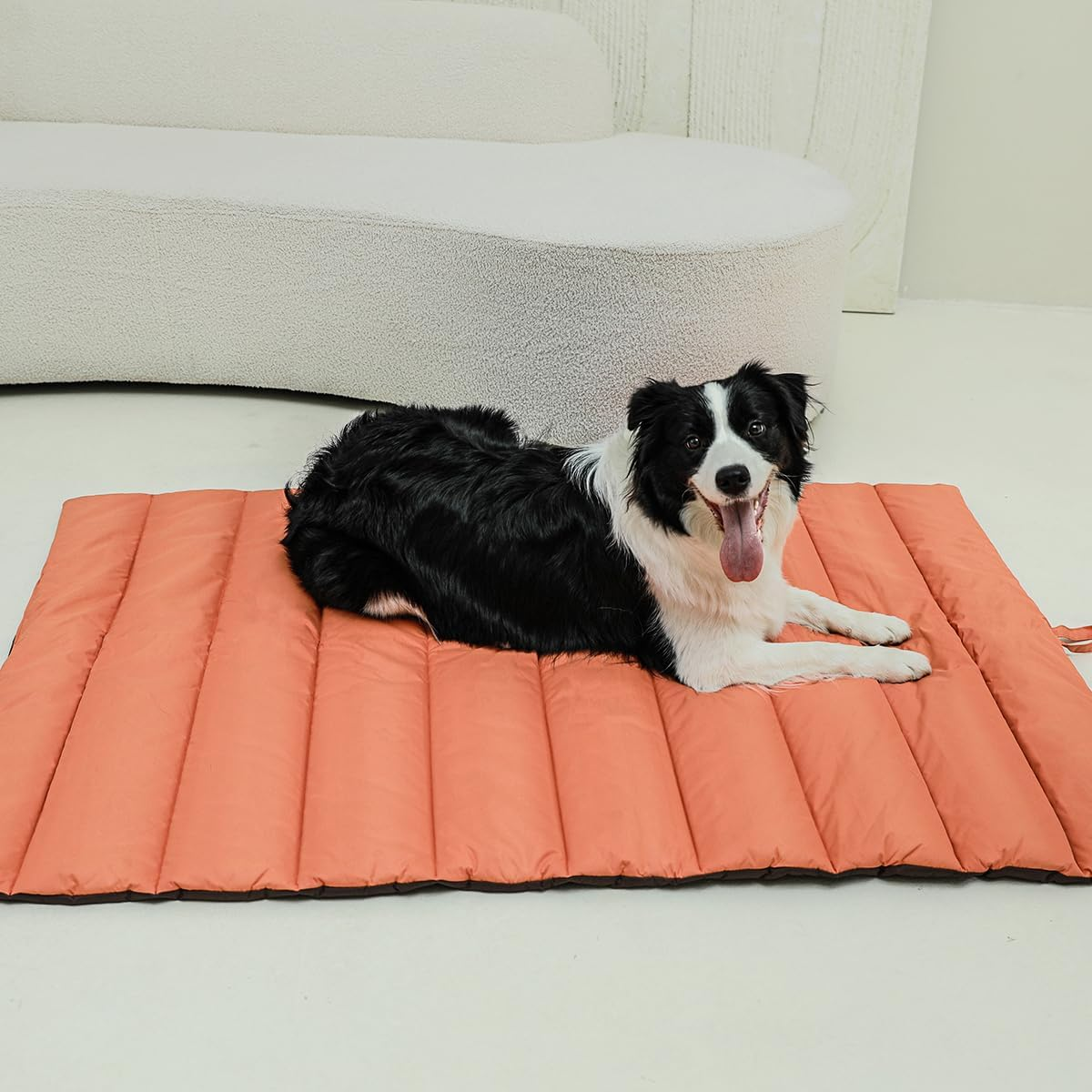 Outdoor Dog Bed, Waterproof Camping Dog Bed, Machine Washable, Easy to Clean, Large Size, Durable Travel Dog Bed, Foldable Portable Camping Travel Pet Mat for Medium and Large Dogs (L, Blue) image number 1