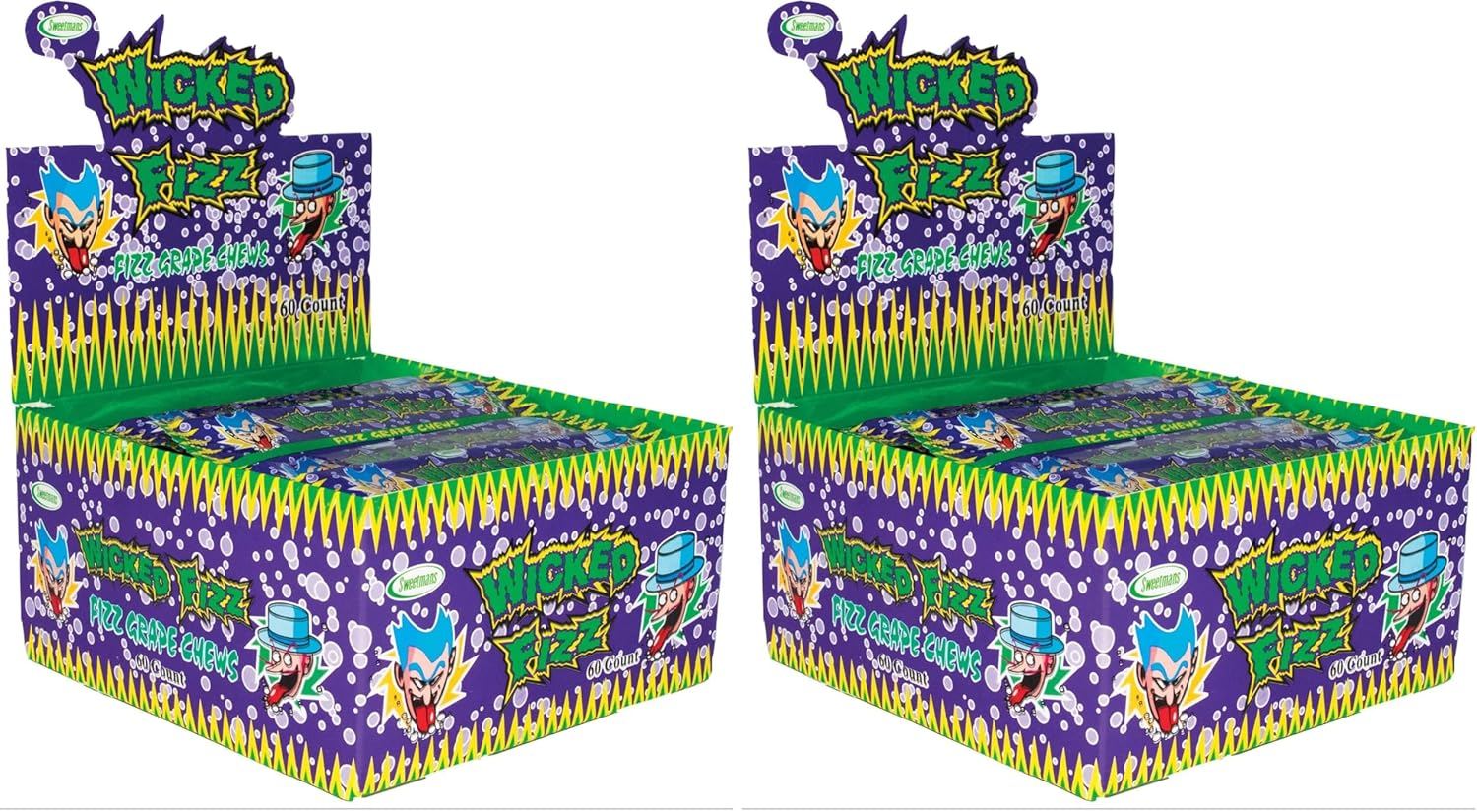 Wicked Fizz Grape Flavour 12G X 72