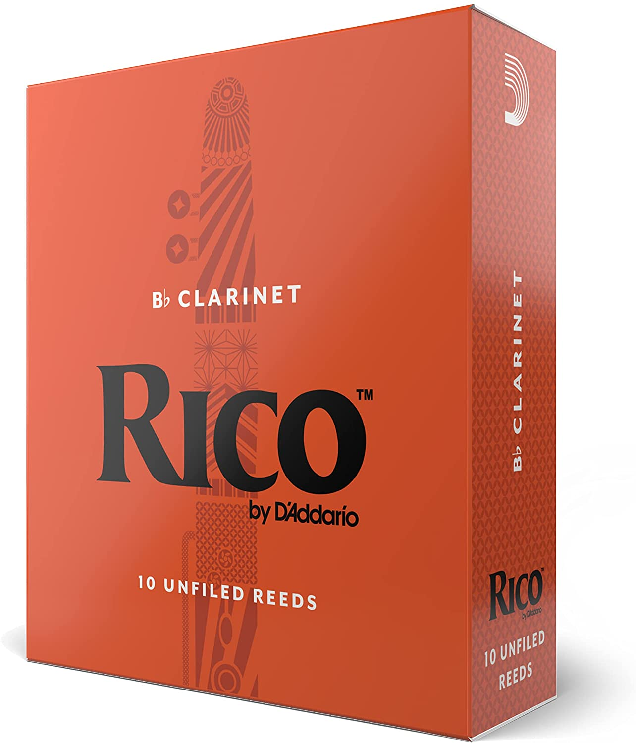 Rico by D'Addario Bb Clarinet Reeds, Strength 3.0, 10-Pack image number 1