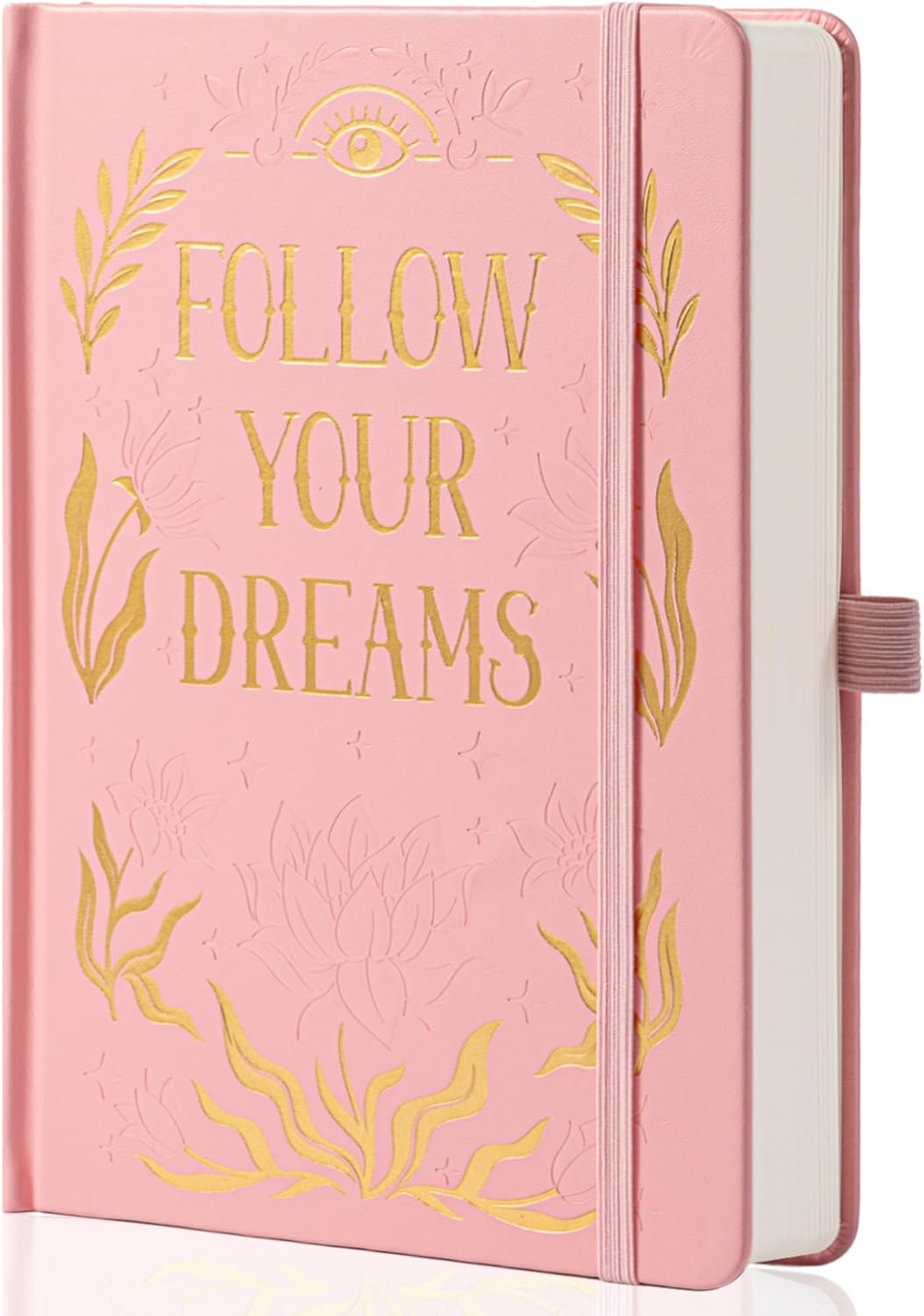 MGGAO College Rule Notebook for Women Men, 318 Numbered Pages Journal, A5 Butterfly Floral Journals for Writing, Aesthetic Notebooks, Work School Note Taking, 5.4" X 8.4"