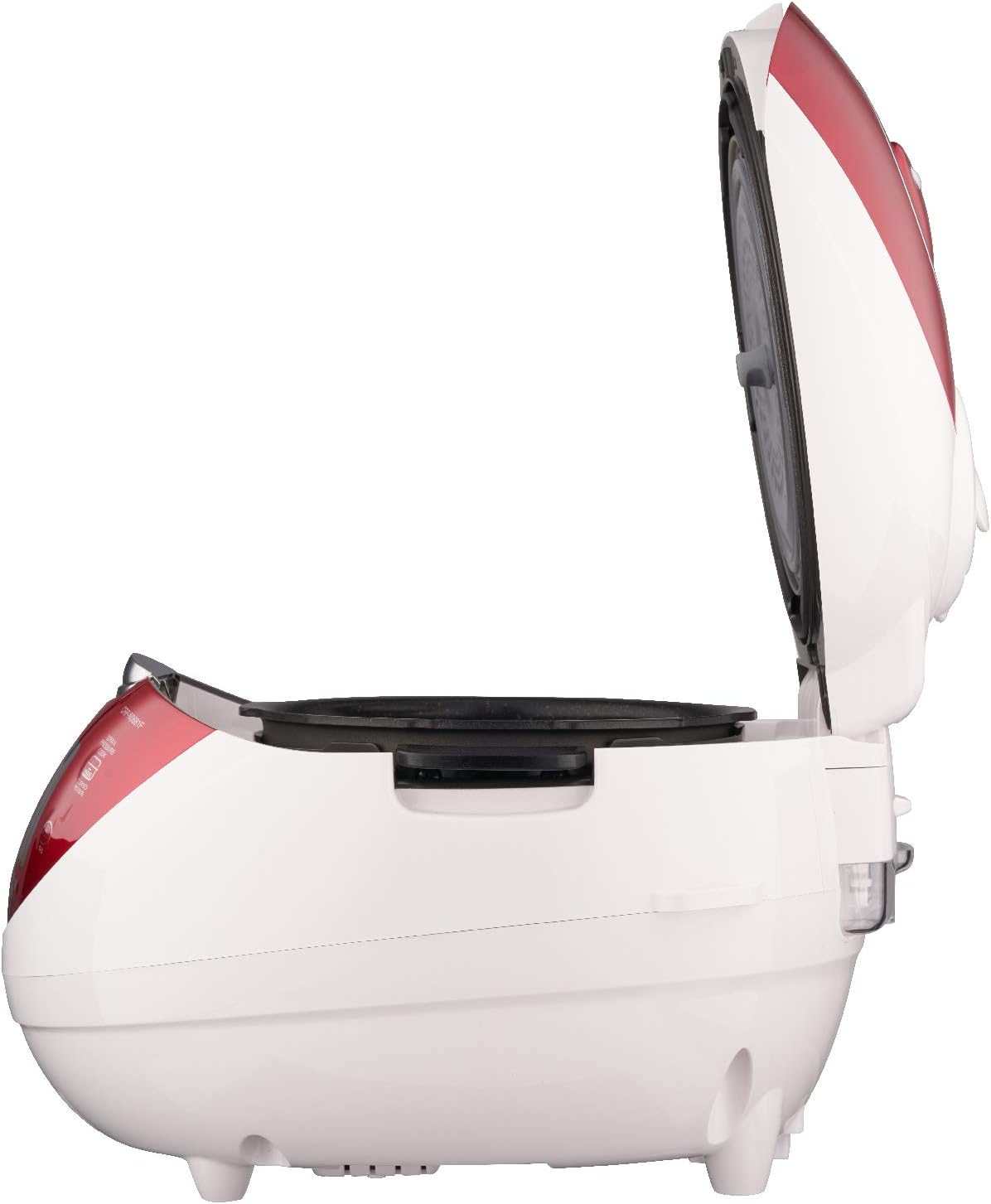 CUCKOO 6-Cup Pressure Rice Cooker & Warmer, Multi-Functional, Slow Cooker, Brown, GABA, 16 Menu Options, Timer (CRP-N0681F) Red