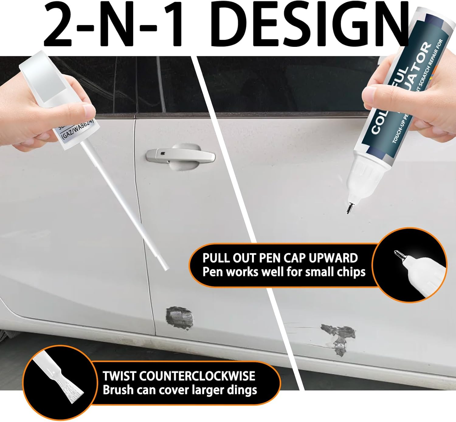 Red Hot(G7C/Wa130X) Touch up Paint Compatible with Chevrolet, Car Paint Pen Scratch Repair Two-In-One Touch up Paint, Premium Car Scratch Remover for Deep Scratches image number 5