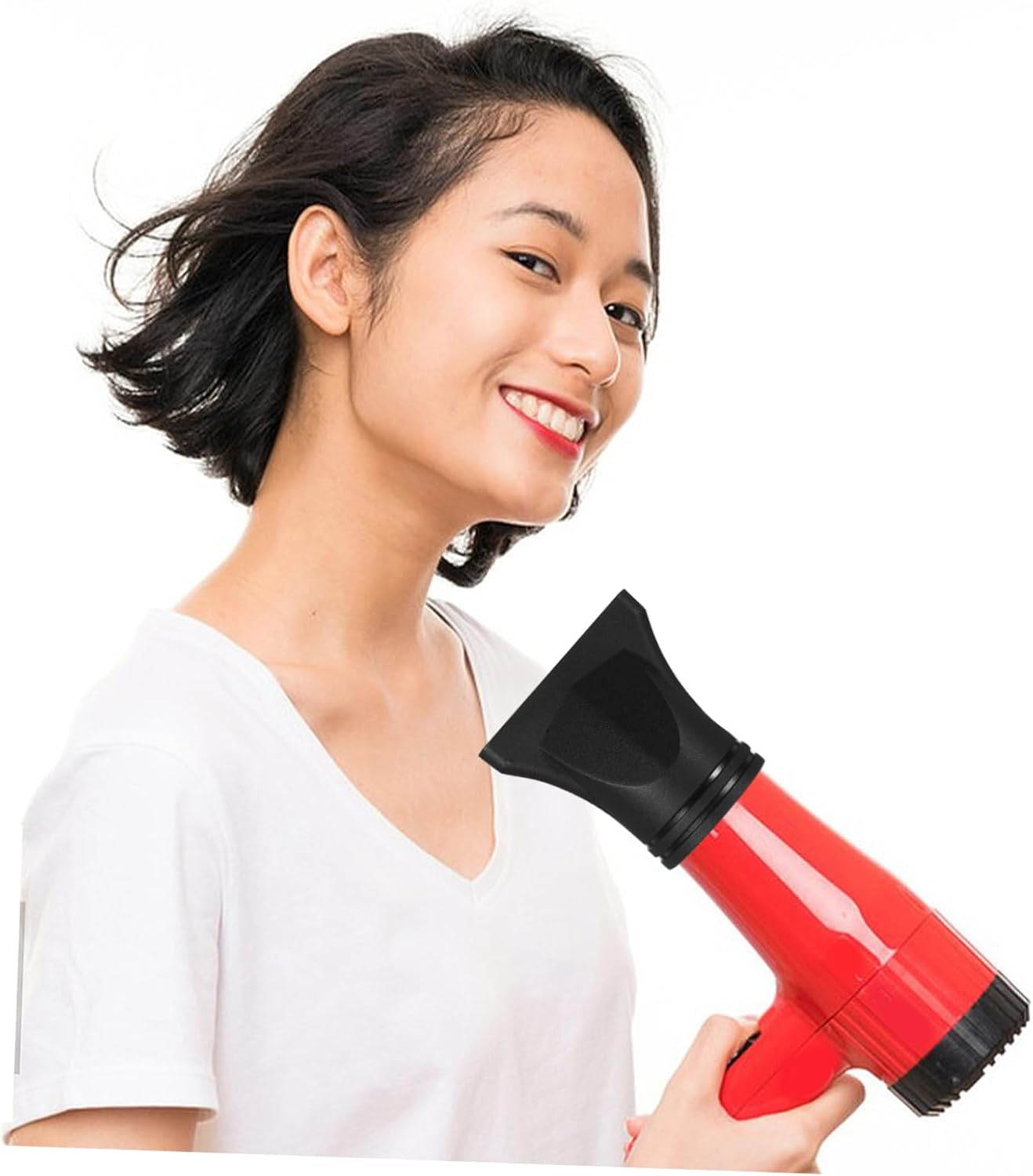 2Pcs Hair Dryer Nozzle Diffuser Attachment Blow Dryer Comb for Curly Hair Styling Salon Home Use Replacement Parts