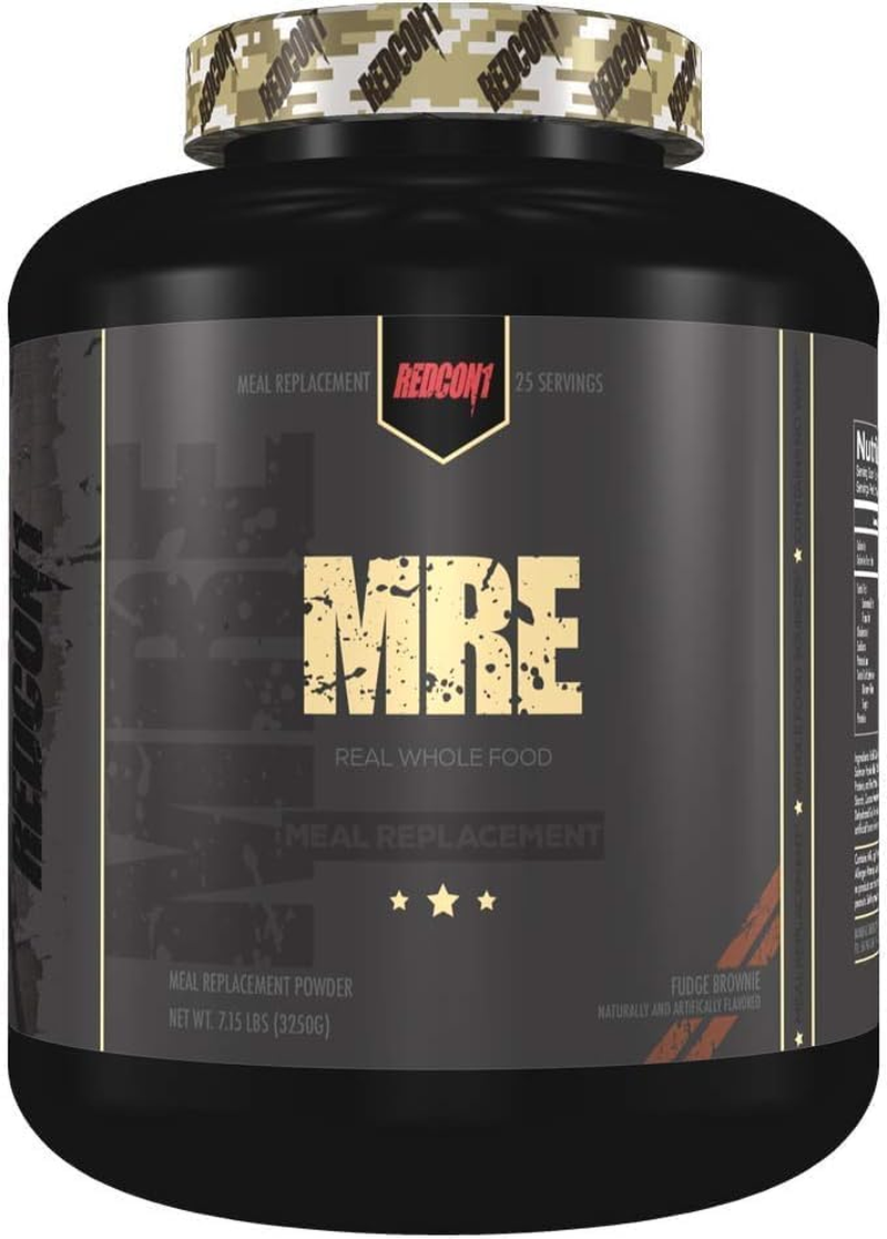 Redcon1 MRE Real Whole Food Fudge Brownie Meal Replacement Powder 25 Servings image number 5