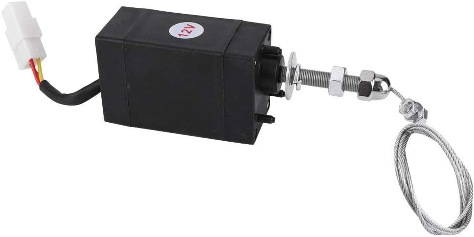 Vikye DC 12/24V XHQ-PT Diesel Engine Solenoid Valve, Metal & Plastic, 2 Ports, Threaded Inlet, API 607 Compliant