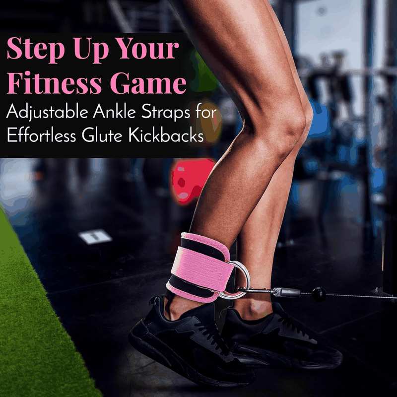 Gainsgrove Ankle Strap - Premium Glute Resistance Band for Hip and Leg Workouts, Non-Slip Fabric Booty Bands for Women & Men, Exercise Bands for Home Fitness, and Gym image number 1