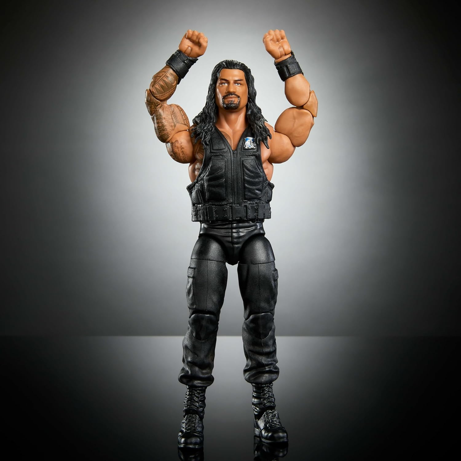 Mattel WWE Elite Action Figure & Accessories, Greatest Hits 2025, 6-Inch Collectible Roman Reigns with 25 Articulation Points & Swappable Hands image number 3