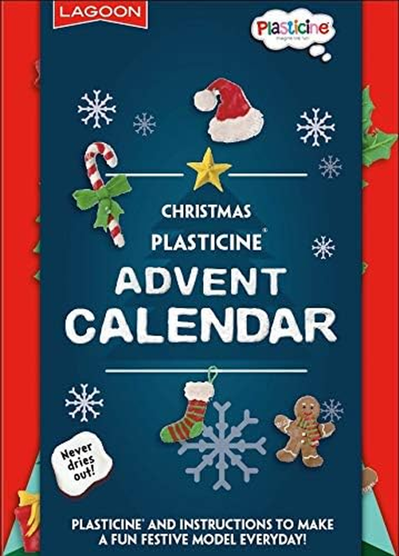 Lagoon Group the 6769 Plasticine Christmas Advent Calendar, Multi