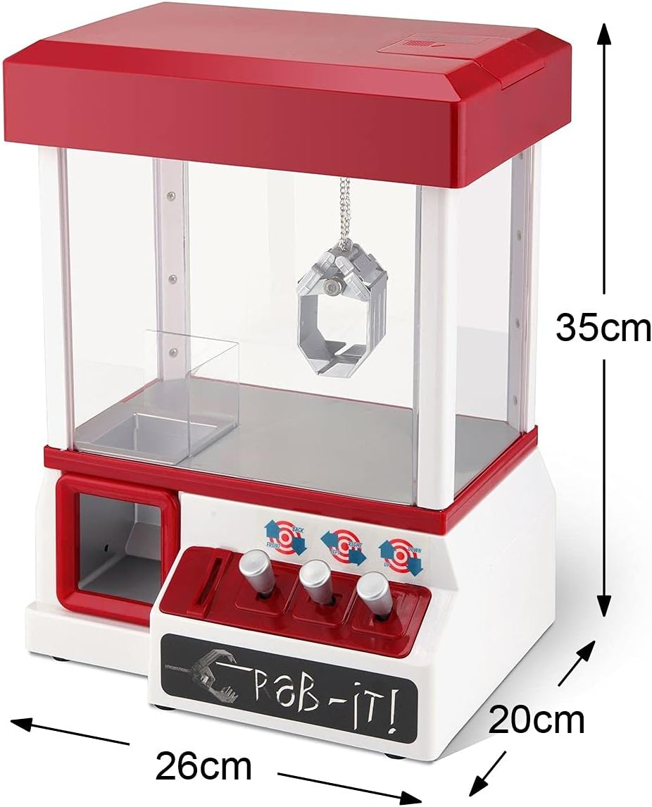 Carnival Style Kids Claw Machine Arcade Claw Toy Candy Grabber Prize Machine W/Music image number 5