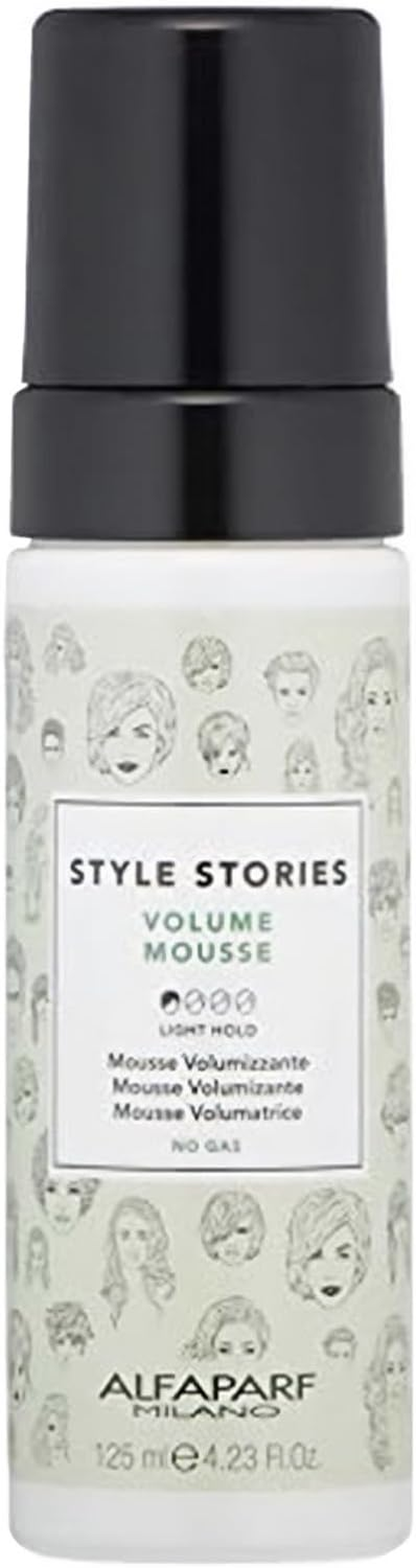 Alfaparf Milano Style Stories Volume Mousse Hair Styling Product - Ideal for Fine Hair - Light Hold - Lightweight Volumizing - Professional Salon Quality - 4.23 Fl Oz image number 6