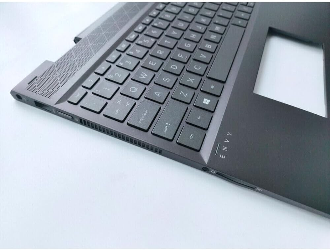 Replacement for HP Envy X360 15-CN 15M-CN0011DX 15M-CN 15T-CN 15-CN1073WM Laptop Upper Case Palmrest Backlit Keyboard Assembly Part L20748-001 609939-001 L32767-001 Black