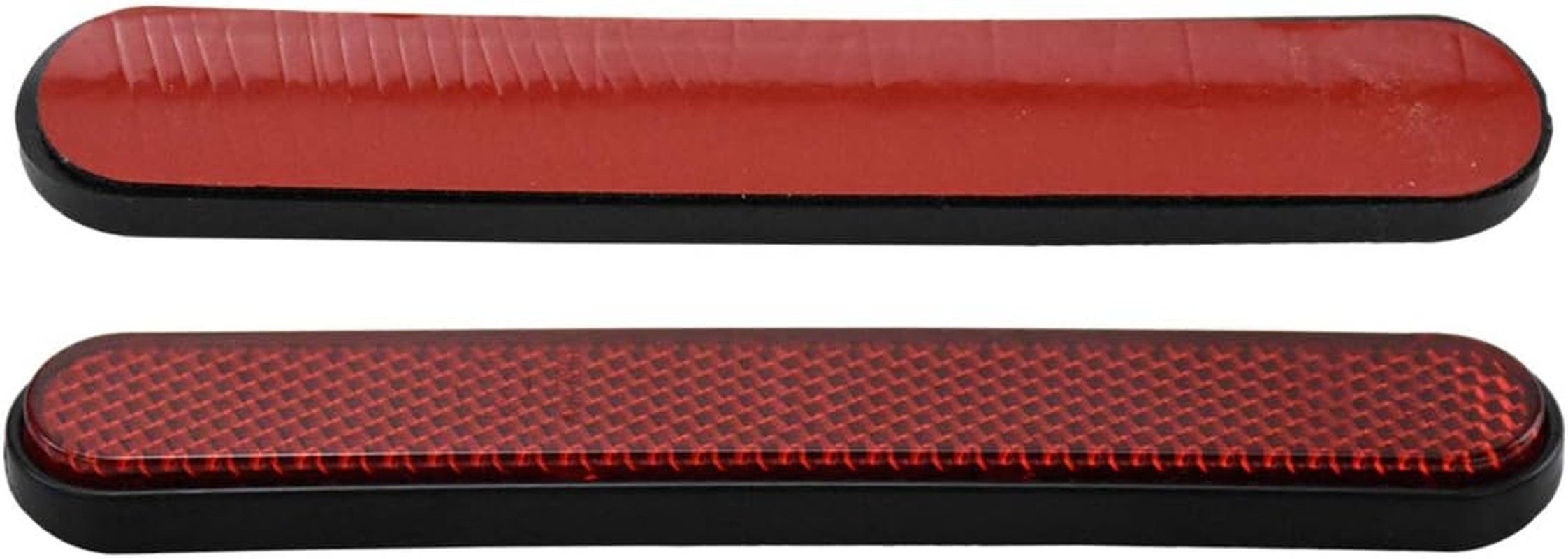 HDBUBALUS Front Rear Reflector Sticker Saddlebag Latch Cover Reflector Lower Fork Reflector Fit for Harley Touring Sportster XL883 Touring Dyna 1 Pair image number 1