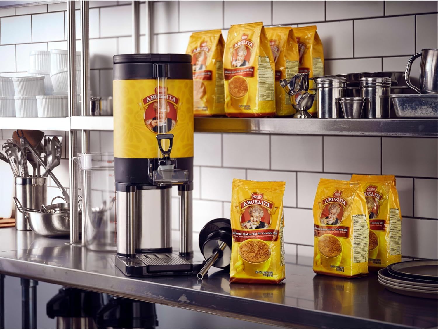 Nestle Abuelita Hot Cocoa, Authentic Mexican Hot Chocolate, Instant, Bulk for Schools and Holiday Parties, 2 Lb Bag image number 6