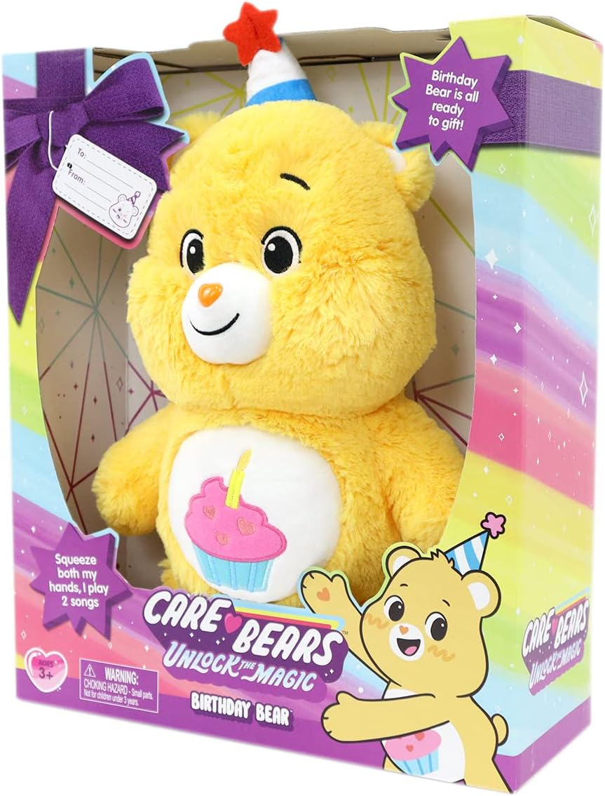 Care Bears Unlock the Magic Birthday Bear Plush image number 4