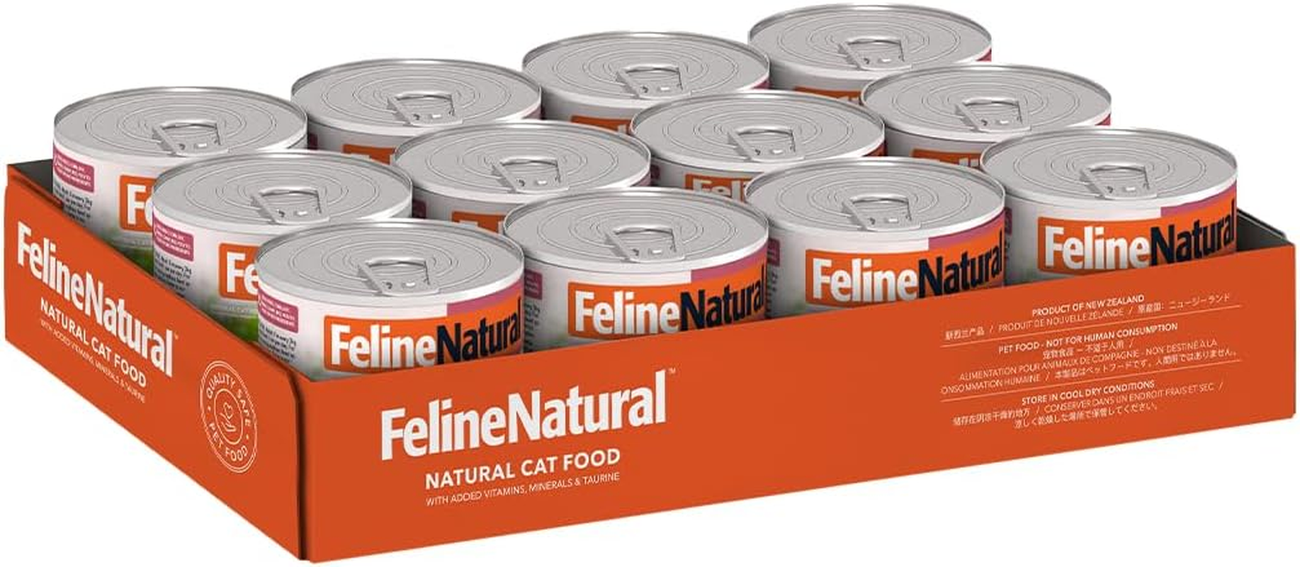 Feline Natural Bpa-Free & Gelatin-Free Canned Cat Food 170G 12 Pack (Chicken & Venison) image number 4