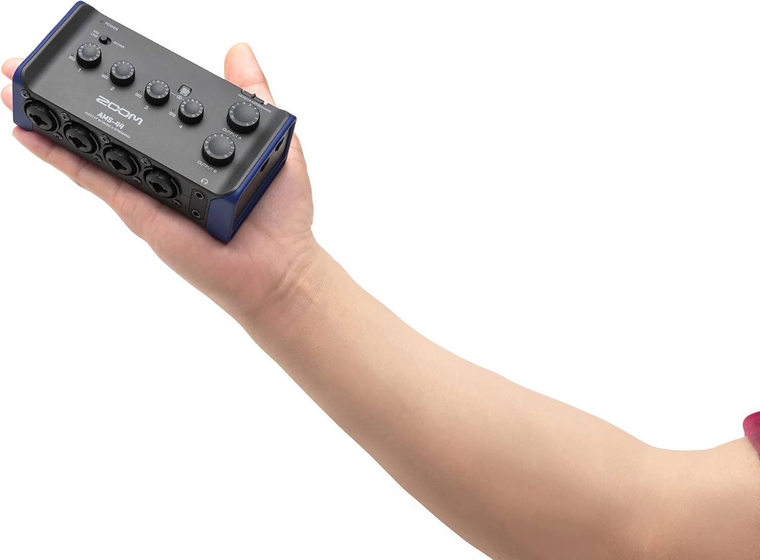 ZOOM AMS-44 Handy Audio Interface, Black image number 6