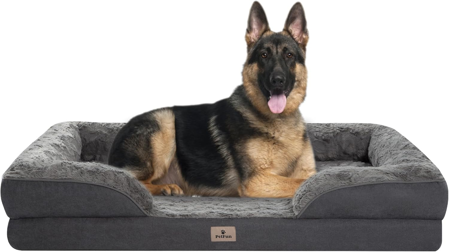 XXL Orthopedic Dog Bed - Washable Dog Sofa Beds for Giant Dogs, Supportive Foam Pet Couch Bed with Removable Washable Cover, Waterproof Lining and Nonskid Bottom
