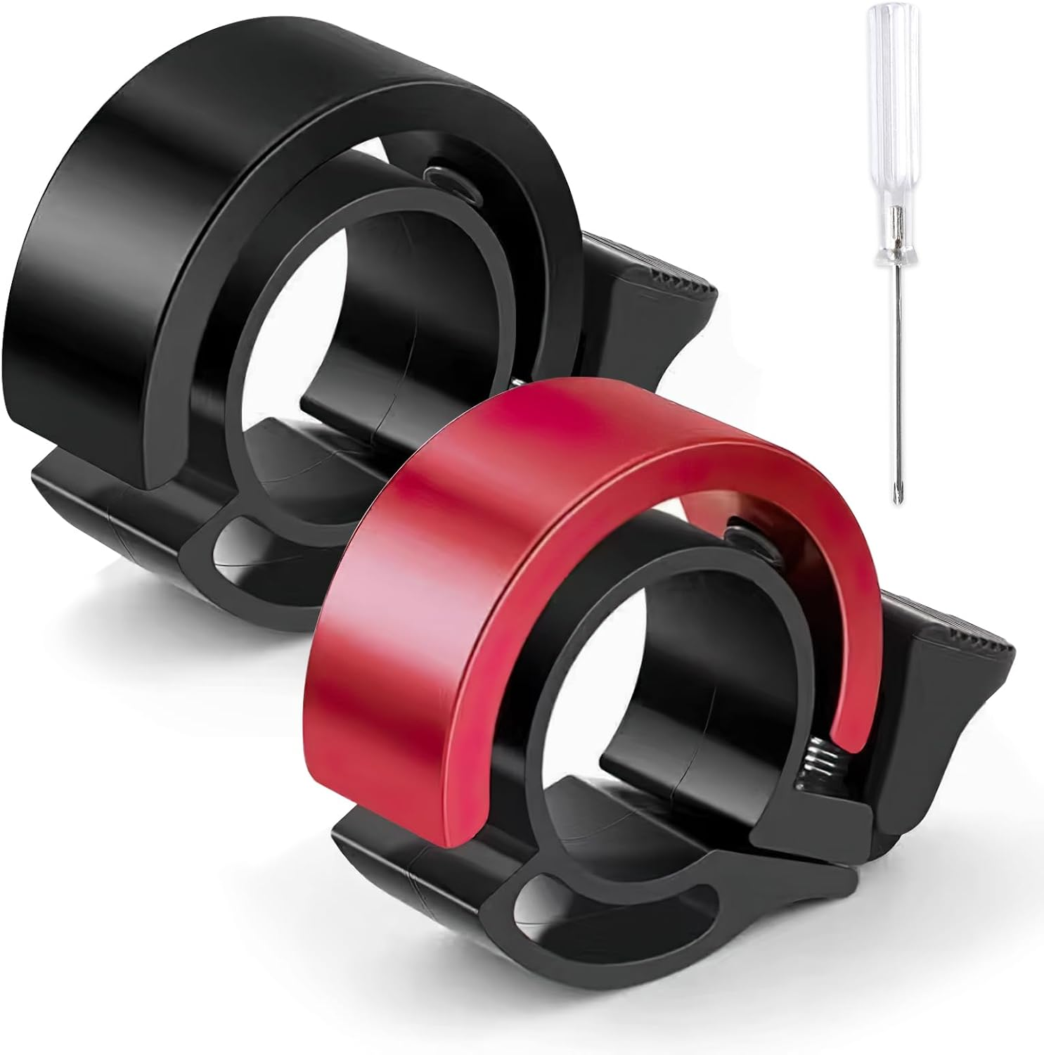 Premium Snail Bike Bell with Screwdriver, 2 Colour Options (Red/Black), Extra Loud & Clear Bicycle Bell for Mountain/Road/Bmx Bikes, Weatherproof & Easy Installation image number 6