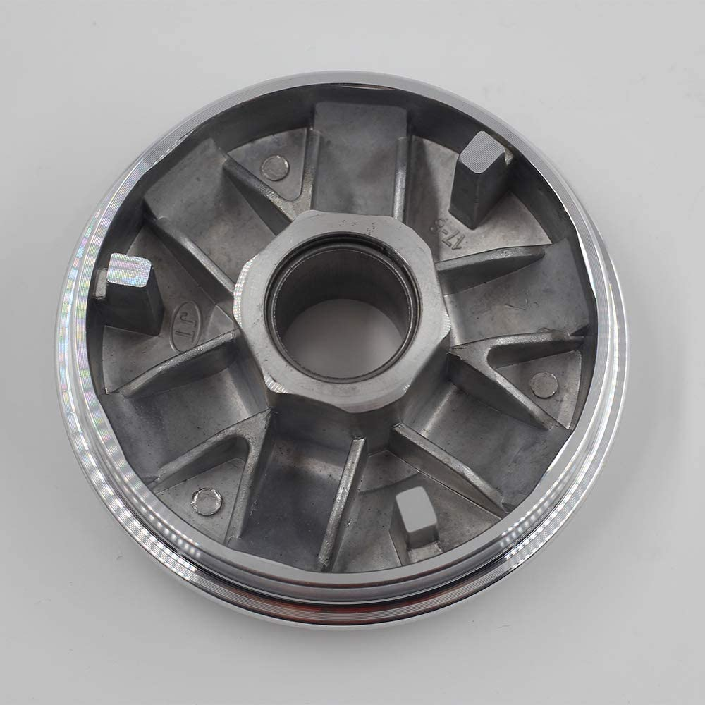 Complete Variator Kits for Gy6 125Cc/150Cc 152QMI/157QMJ Engine, Drive Wheel Assy Performance 14 Gram Rollers CVT Front Clutch for Scooter Atv and Gokart (GY6 125/150)