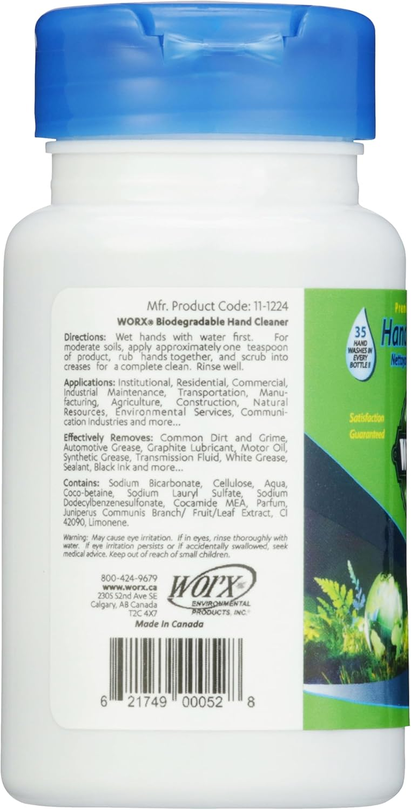 Worx Biodegradable Hand Cleaner (1.85 OZ Hand Cleaner)