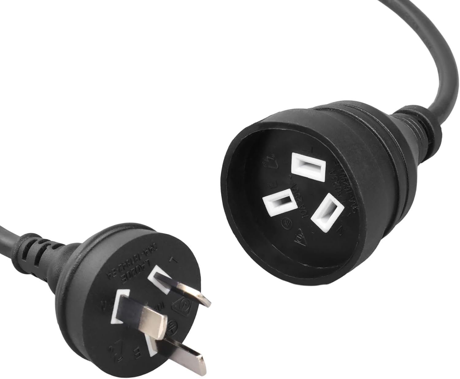EP Power Extension Cord 5 M Australia Standard Household 3-Pin Plug Lead Cord, 240V, 10A, Black