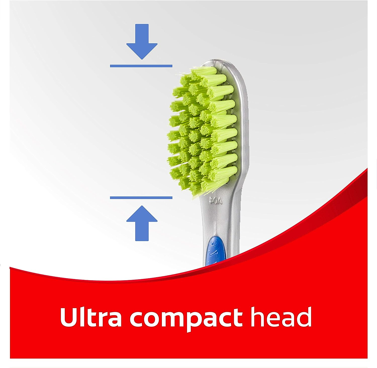 Colgate Ultra Soft Manual Toothbrush, 1 Pack, Slim Tip Bristles and Compact Head image number 2