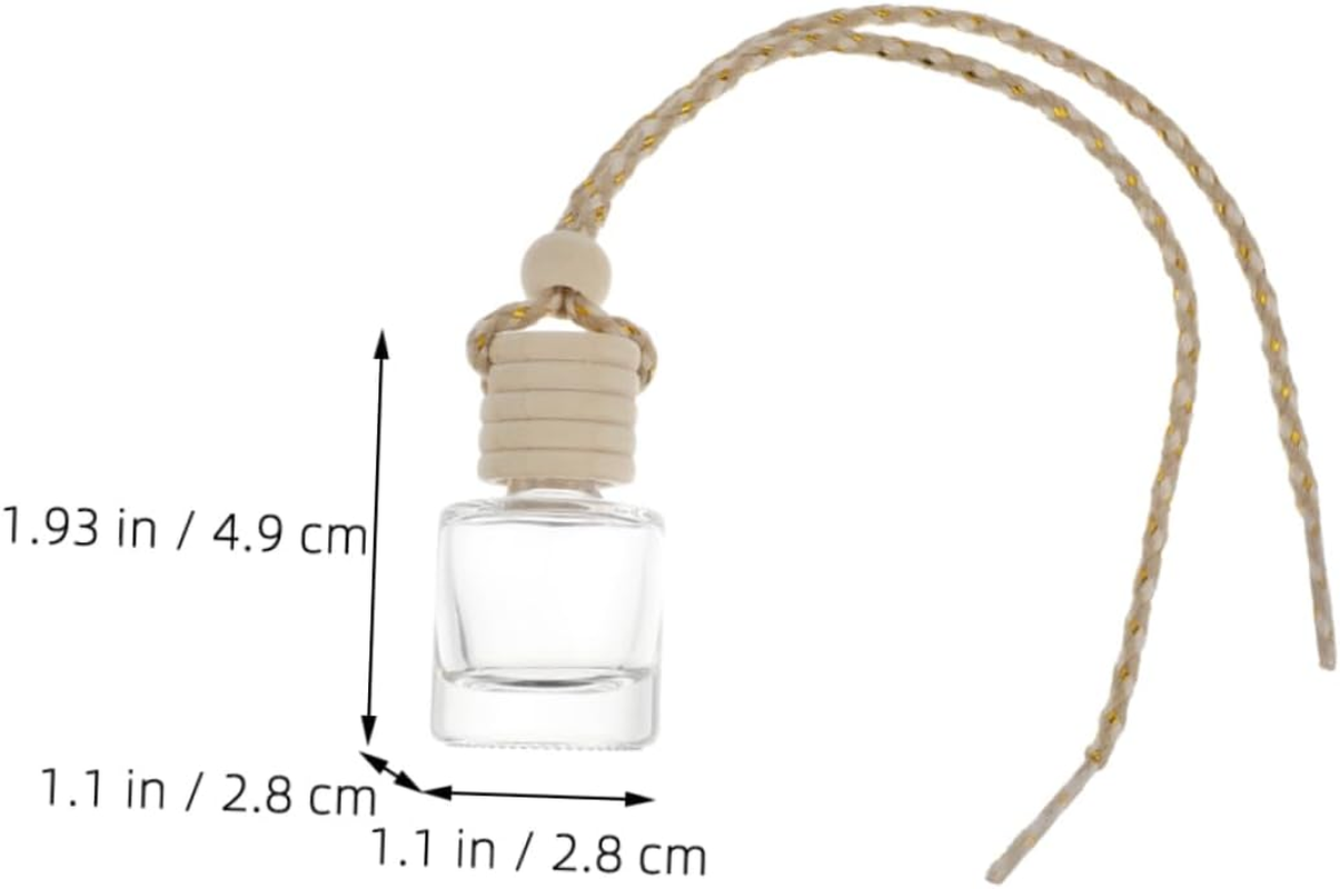 5Pcs Car Perfume Bottles Hangable Aromatherapy Diffusers for Car Essential Oil Containers image number 3