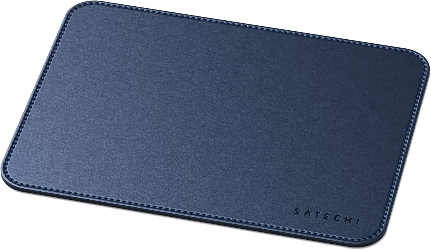 Satechi Eco-Leather Mouse Pad, 9.8" X 7.5" Ergonomic Mousepad, Waterproof Desk Mat for Computer, Laptop, Desk Accessories for Office and Home, Workspace, Gaming - Blue