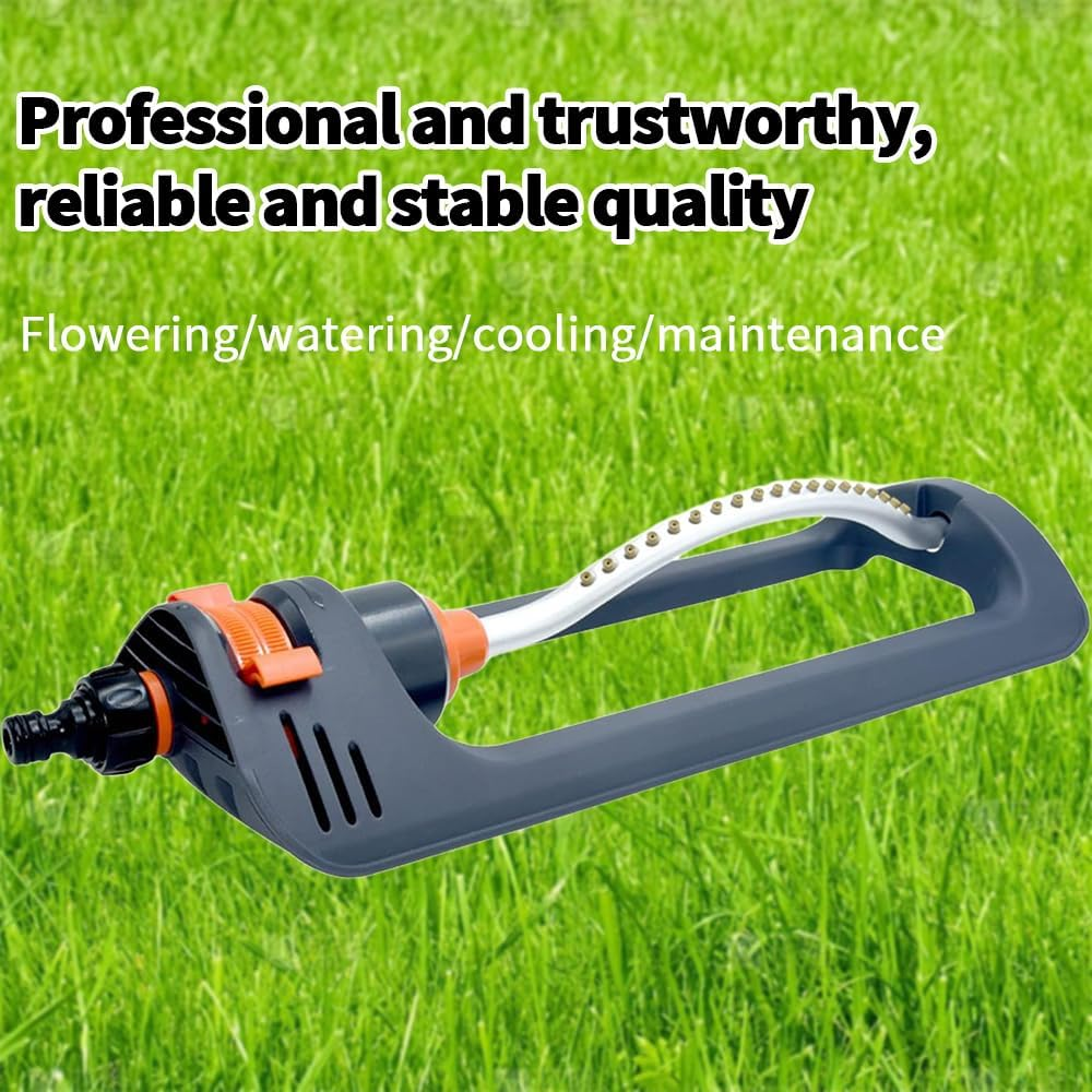 19-Hole Automatic Sprinkler,Lawn Sprinkler,Water Strew,Swing Sprayer,4 Modes Watering Device,For Home, Garden, Lawn, Agricultural Irrigation