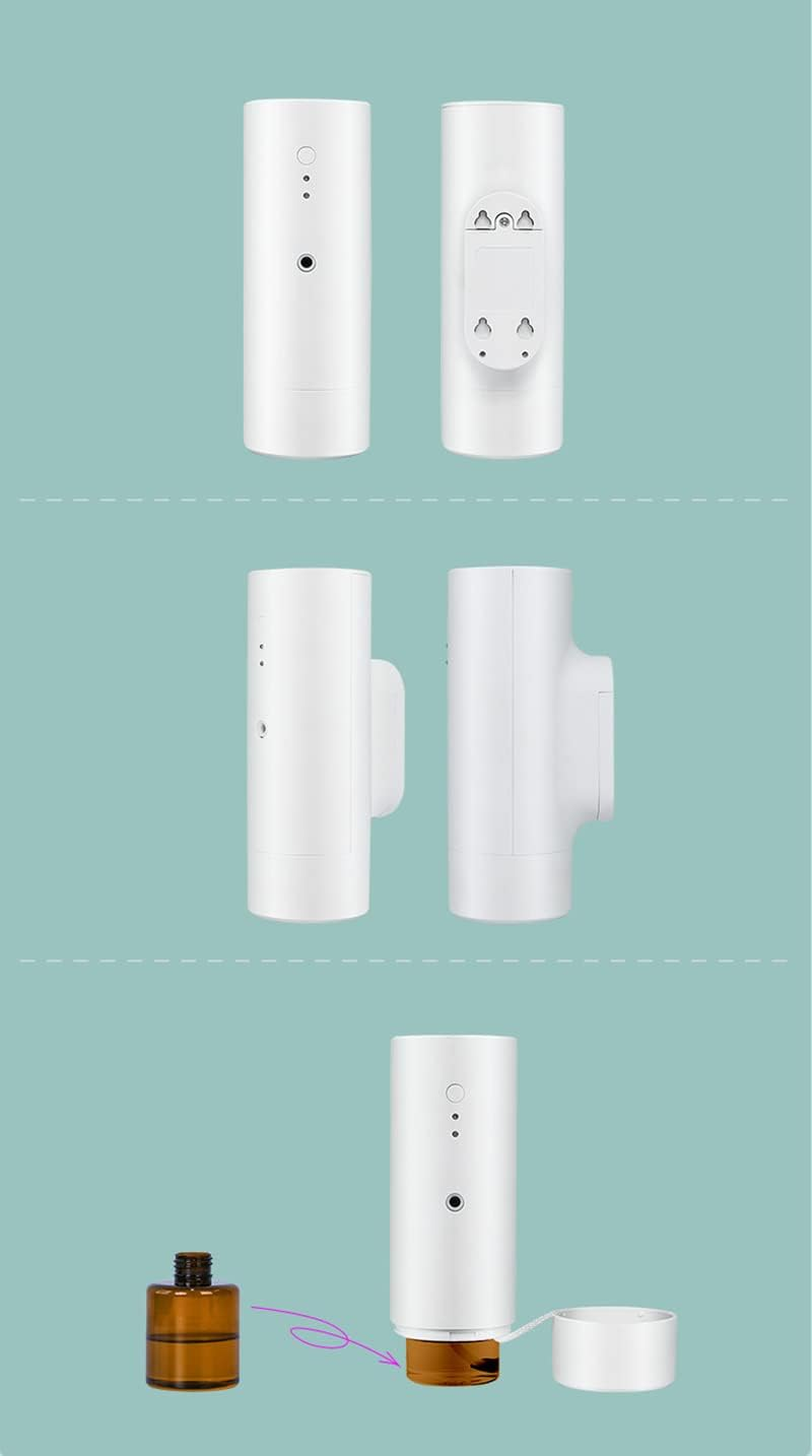 Essential Oil Diffuser Smast Aroma Diffuser Fragrant Scent Machine Essential Oil APP Intelligent Control for Home Hotel Office SPA Aromatherapy Car Diffuser Essential Oil(Color:Desktop Model,Size:Eu)