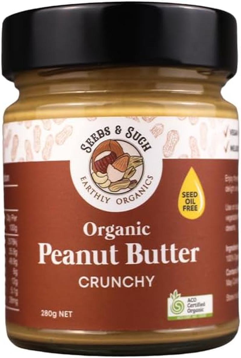 Seeds & Such Organic Peanut Butter - Crunchy 280G image number 1