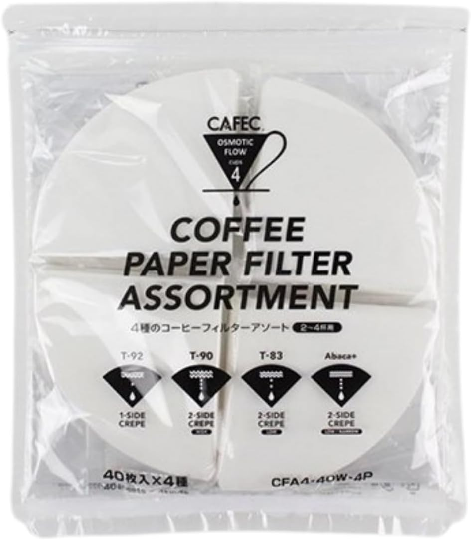 Cafec 2 Cup Assorted Coffee Filter Paper Pack image number 1