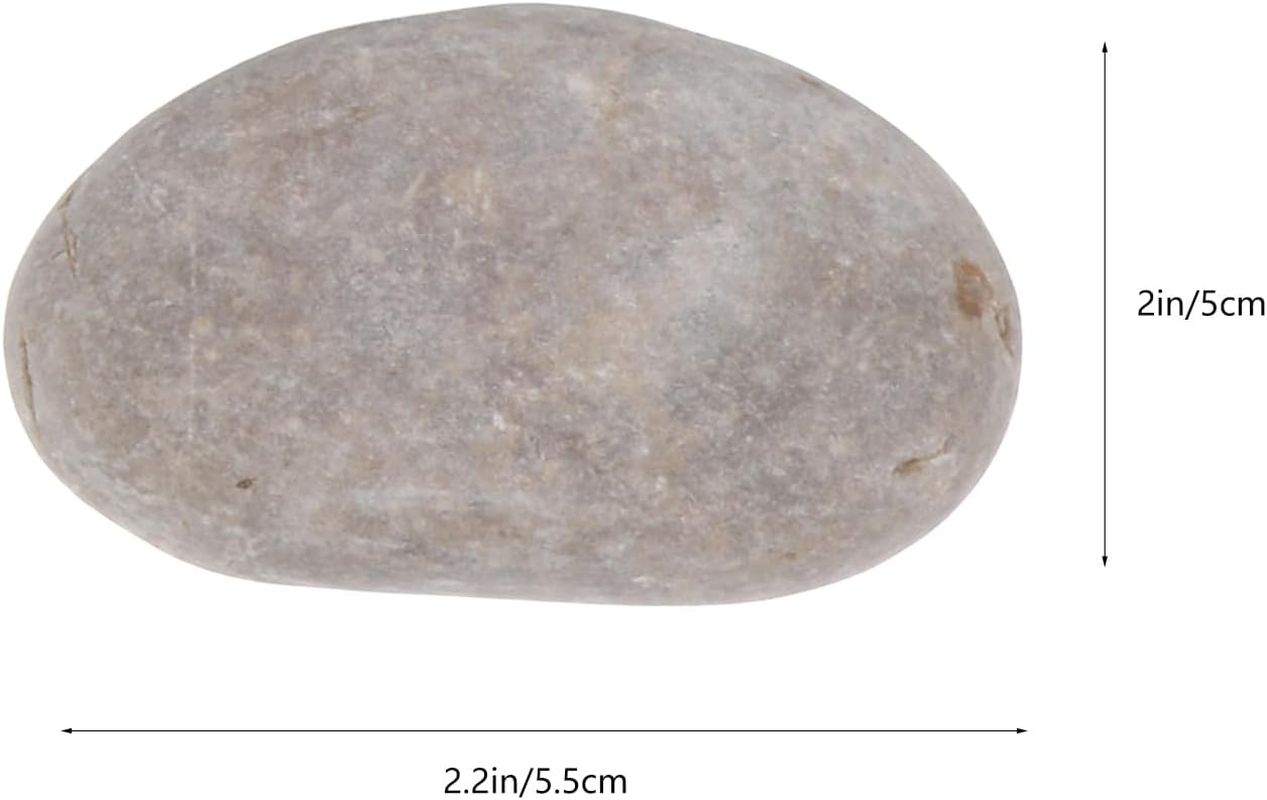 GANAZONO 1 Set Painting Rock Natural Rocks Kindness Rocks Crafting Party Pack Bundle River Stones Rocks Flat Smooth Rocks Cobblestone for Painting Crafts image number 2