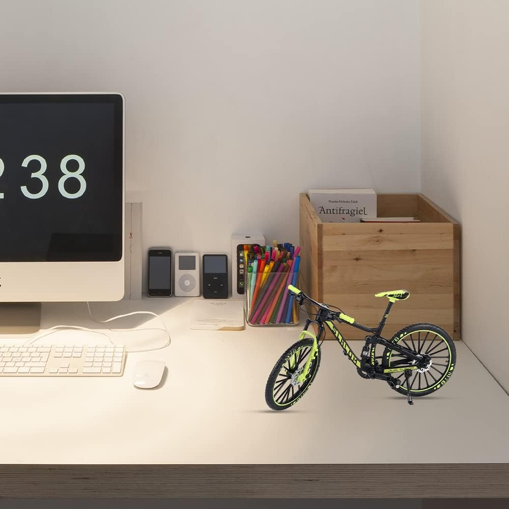 Mini Finger Mountain Bike Model Toy - 1:10 Scale Bicycle Decoration, Collectible Gift image number 2