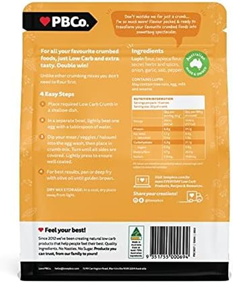 Pbco. Low Carb Crumb Original - 300G image number 5