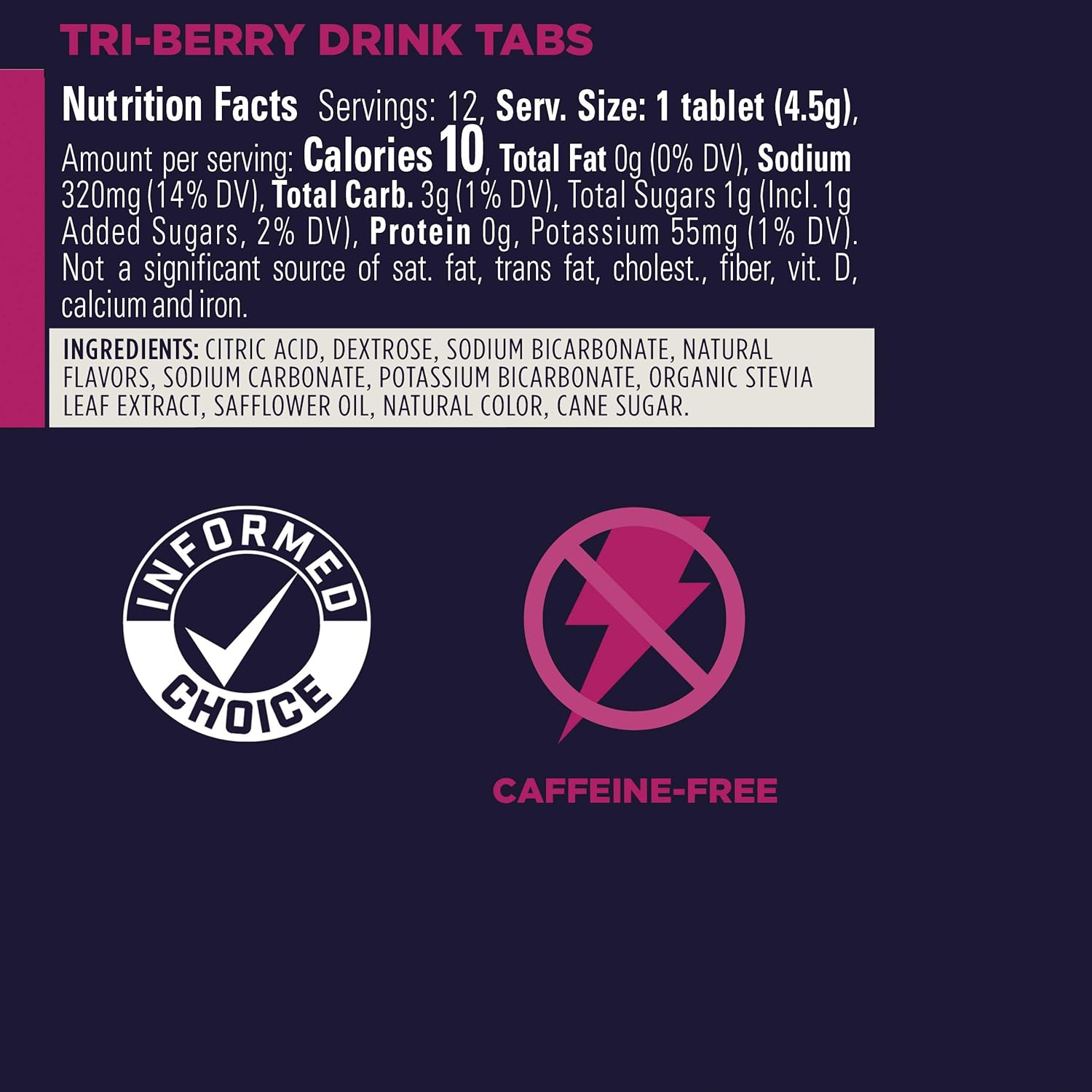 GU Energy Hydration Electrolyte Drink Tablets, Tri-Berry, 8-Count image number 2