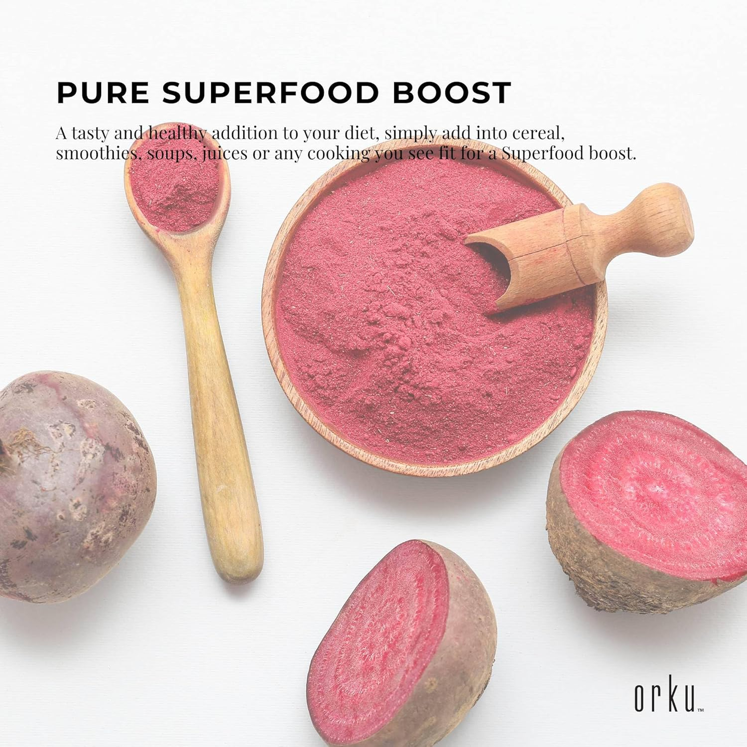 800G Organic Beetroot Powder Bucket Superfood Beet Root Supplement Beta Vulgaris image number 4